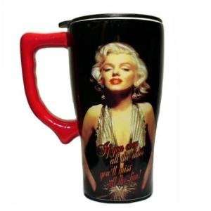   Marilyn Monroe Photo Retro Coffee Tea Travel Mug Art