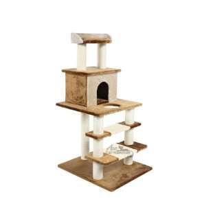   Malibu Deluxe Cat Tree with 9 Sisal Rope Scratch Posts