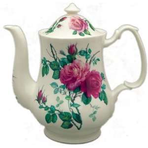   English Rose Bone China Coffee Pot 
