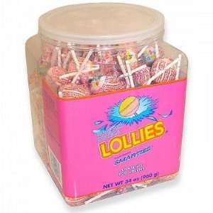 Smarties Pops, Wrapped, 120 count display tub  Grocery 