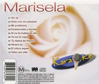 Canta Como   Marisela   Karaoke CD 696211906523  