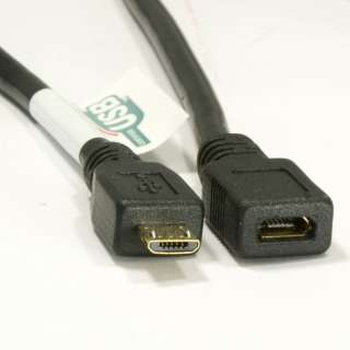 Micro USB Extension Cable   5inches   RR MCB EXT 05G5  