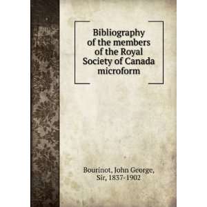  Bibliography of the members of the Royal Society of Canada 