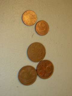 Lot of European Coins face value ~10.00 Euros, including DM  