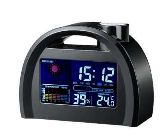 Weather temperature Station LCD Alarm Clock  