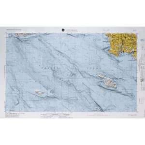 LONG BEACH REGIONAL Raised Relief Map in the state of California with 