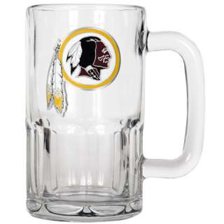 Washington Redskins 20oz Glass Root Beer Tankard Mug  