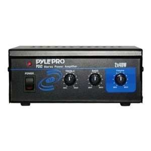   Pyle PCA2 Mini 2x40W Stereo Power Amplifier By PYLE Electronics
