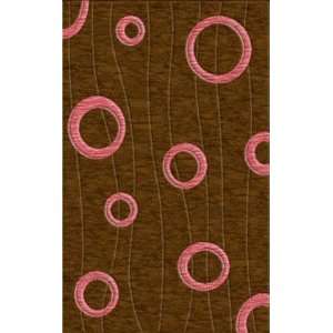   Riley DL23 Caramel Bubblishous 10 Square Area Rug