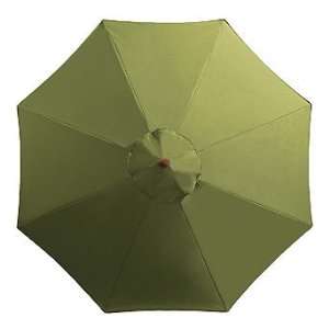  Outdoor Market Patio Umbrella in Sunbrella Green   Silver 