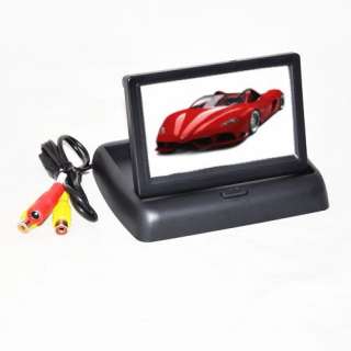 LCD 4.3  Foldable TFT Rearview Monitor Car Backup camera For OPEL 