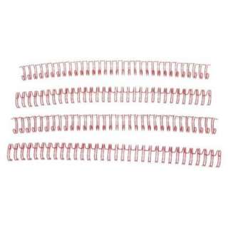 Red 1/2 31 Pitch Twin Loop Wire   50pk  