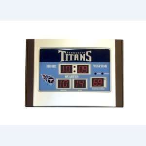 Tennessee Titans NFL Scoreboard Desk Clock (6.5x9)  