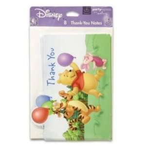 Thank You Notes 8 Piece Poohs Fun Case Pack 186