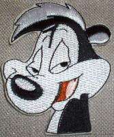 Looney Tunes PEPE LE PEW 3 1/4 Embroidered PATCH  