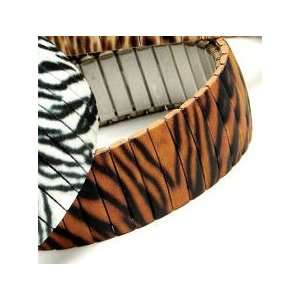  Kristine Accessories Tiger Print Stretch Bracelet Med 