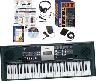 Yamaha PSRE223 61KEY Portable Keyboard w/Survival Kit  