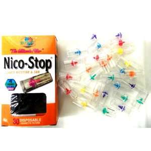  Nico Stop ,30 disposable cigarette filters,Stop Nico & Tar 