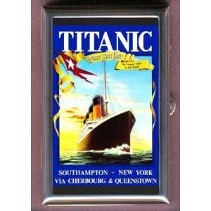  TITANIC POSTER WHITE STAR Coin, Mint or Pill Box Made in 