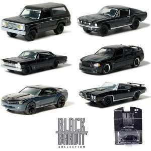   , Set of 6 Cars 1/64 Black Bandit Collection Series 3 Toys & Games