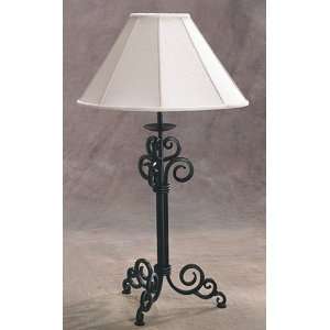    33.5 Black Iron Stand Table Lamp   8011B