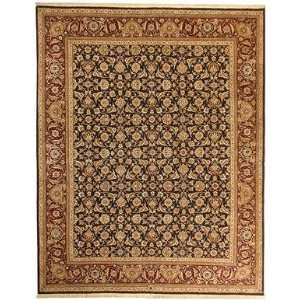   Due Process Qingdoa Herati Navy Red 8 X 10 Area Rug