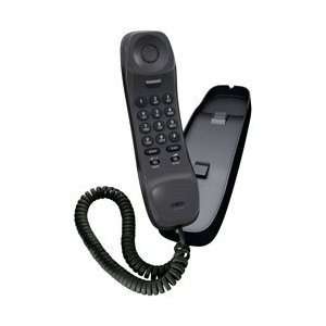  Uniden Slimline Corded Phone Black Last Number Redial Desk/Wall 