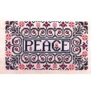  Peace (cross stitch) Arts, Crafts & Sewing