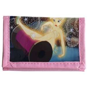  Disney TinkerBell Bifold Wallet   Pink 