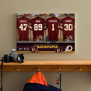  Personalized NFL Locker Room Prints   Washington Redskins 