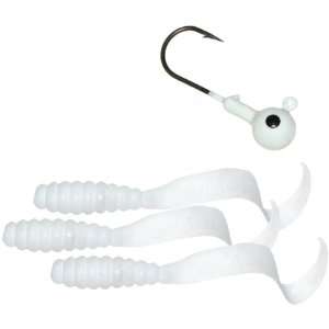  4   Pk. Mister Twister 3 inch 1/4   oz. Meeny Jig Combos 