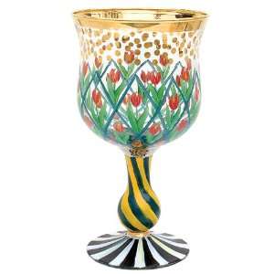  Tulip Arbor Water Goblet by MacKenzie Childs Ltd. Kitchen 