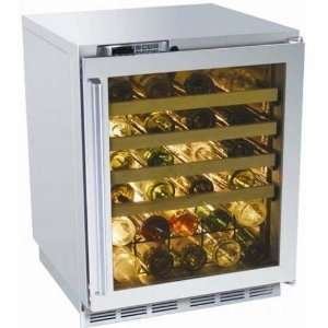 Perlick Built In C Series 24 Inch Wine Cooler With Integrated Wood 